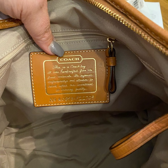 Coach Signature Patchwork Tote K0893-F11709 Purse - Picture 4 of 14